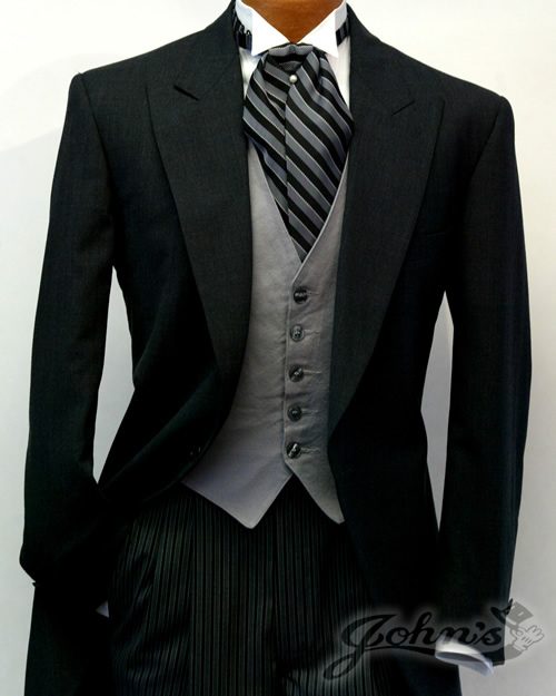 Black Lord West Full Dress Wool Tuxedo Tailcoat Wedding Mason *Made in USA* 