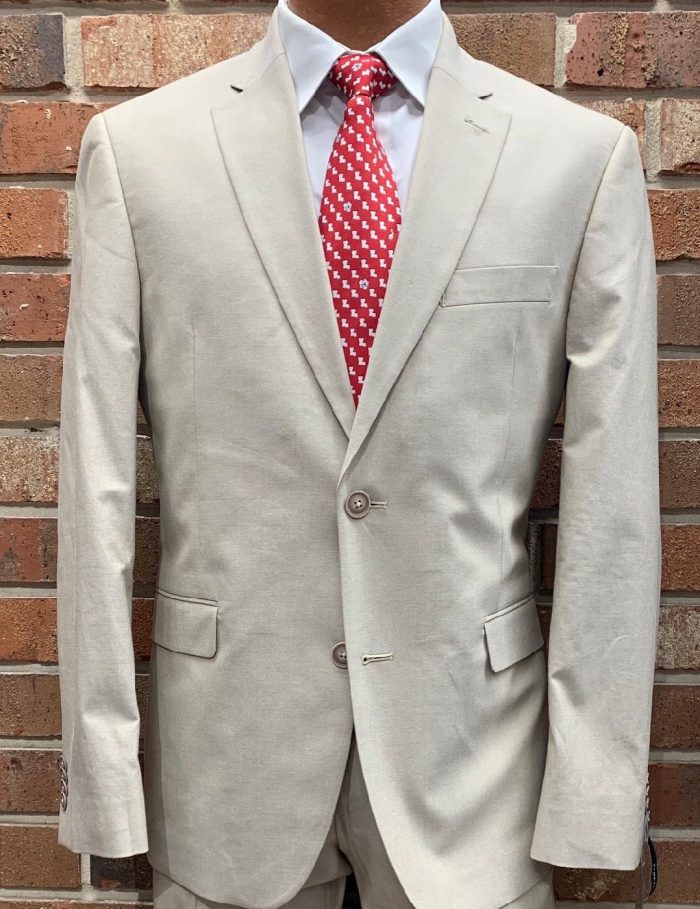 Tommy Hilfiger Khaki Chambray Suits