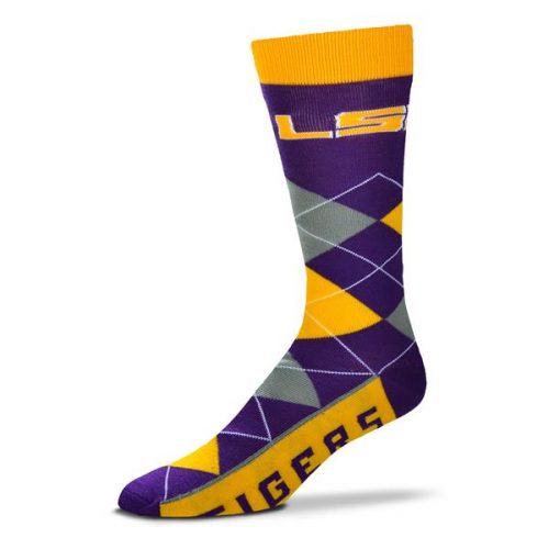 LSU Tigers Argyle Socks